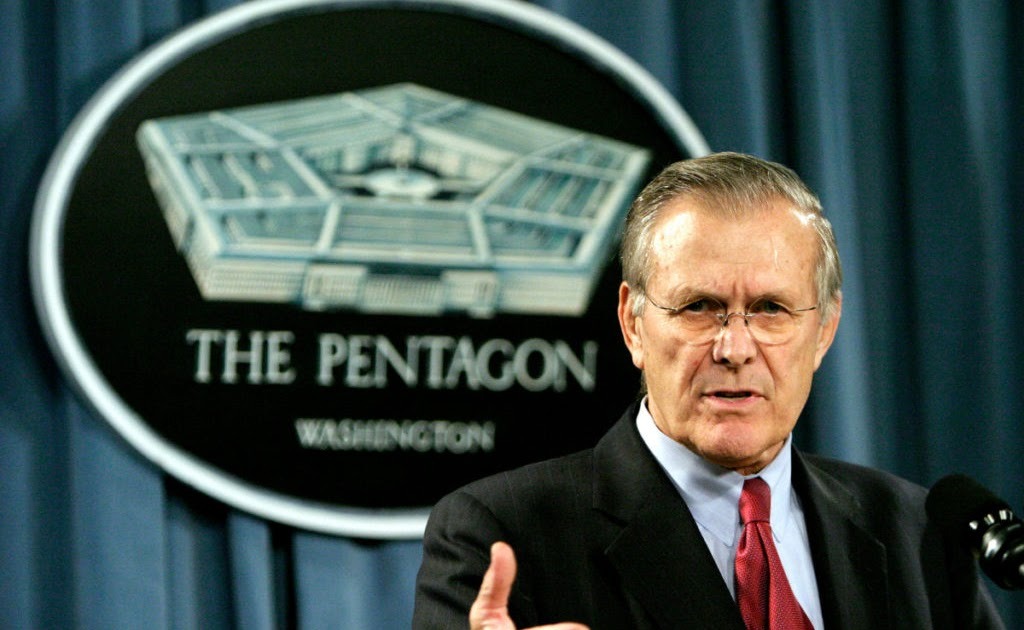 Newly-Released Memo by Donald Rumsfeld Proves Iraq War Started On False Pretenses